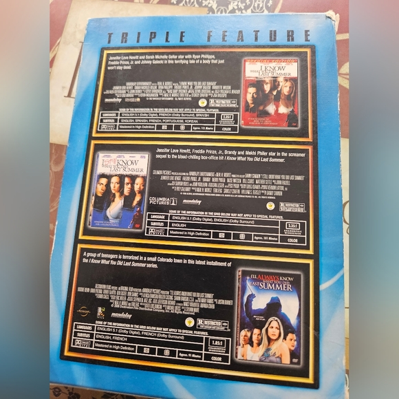 Triple feature: I Know What You Did Last Summer 1-3 - Picture 2 of 5
